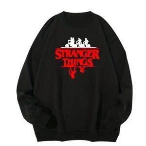 NWT - Stranger Things Sweater 2XL - Black - 100% polyester - Men/Women